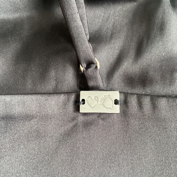 For Love and Lemons black silk bodysuit - Picture 3 of 5